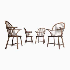 Vintage B 952/F Armchairs by Adolf Loos for Thonet, 1920s, Set of 4