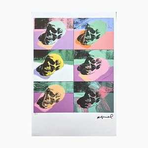 After Andy Warhol, 6x Skull, 1980s, Print