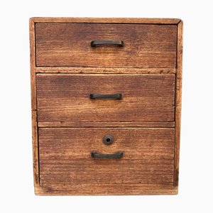 Small Japanese Three-Drawer Chest, 1920s