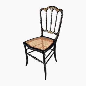 Antique Chiavari Chair with Gilt Detailing, 1890s
