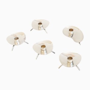 Swedish Candlesticks by Nils Johan, 1970, Set of 5