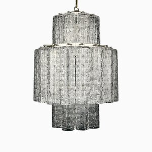 Murano Chandelier Tronchi from Venini, Italy, 1960s