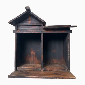 Antiker japanischer Kamidana Antiker Shinto Schrein aus Holz, 1890er