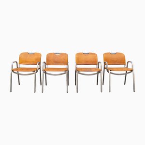 Castiglietta Chairs by Achille Castiglioni and Marcello Malein for Zanotta, 1967, Set of 4