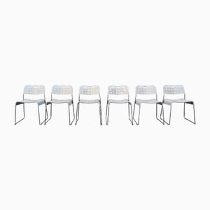 Omstak Chairs by Rodney Kinsman for Bieffeplast, 1972, Set of 6