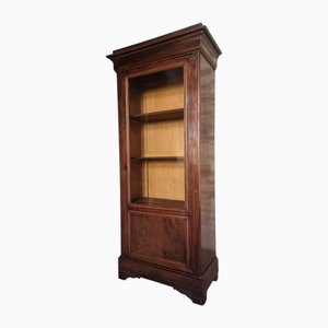 Louis Philippe French Display Cabinet in Stained Glass, 1890