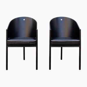 Juego de sillas Costes de Philippe Starck para Driade, años 80