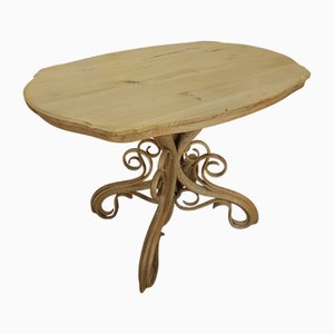 Tavolino Thonet in legno curvo, fine XIX secolo