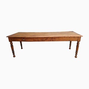 Antique Walnut Workshop Table