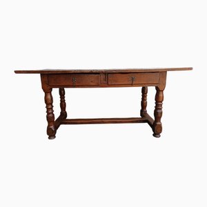 Antique Rustic Walnut Table