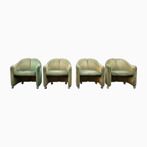 PS142 Chairs by Eugenio Gerli and Mario Cristiani for Tecno, 1960, Set of 4