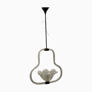 Lampe à Suspension en Verre de Murano par Ercole Barovier, 1940s