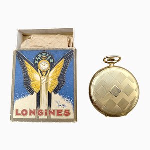 Reloj Art Déco de oro de Longines, años 20