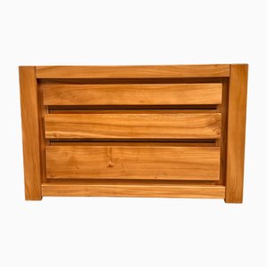 Vintage Elm Chest of Drawers from Maison Regain, 1970