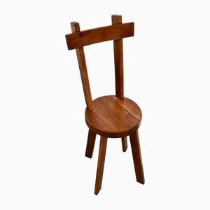 Brutalist Chair in Oak, 1900s
