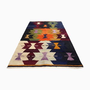 Tapis Kilim Upcyclé Tissé Main, Turquie, 2023