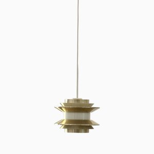 Swedish Brass Pendant Lamp from Granhaga Metallindustri, 1960s