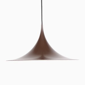 Danish Semi Pendant Light by Claus Bonderup & Torsten Thorup for Fog & Mørup, 1960s
