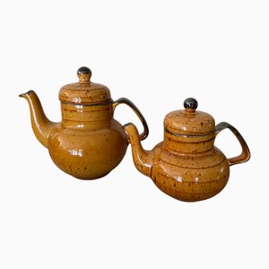 Boch Palma Coffee Maker and Tea Maker from Boch Frères, Set of 2