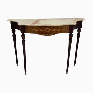 Mid-Century Modern Italian Console Table in the Ssyle of Paolo Buffa, 1950s
