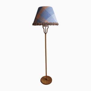 Schwedische Stehlampe aus gebogenem Schichtholz, 1970er