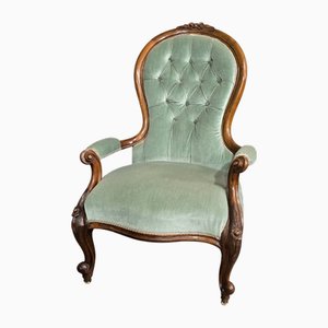 Viktorianischer Sessel aus Mahagoni, 1880
