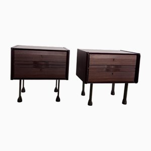 Vintage Bedside Tables by Gianfranco Frattini for La Permanente Mobili Cantù, 1960, Set of 2