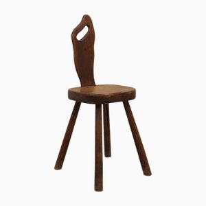 French Brutalist Chair, 1980s
