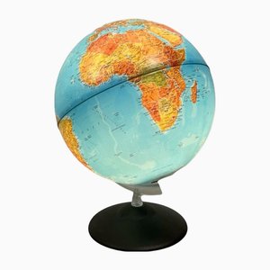 Vintage Illuminated Globe by Tecnodidattica, Italy
