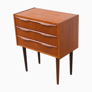 Vintage Danish Teak Bedside Table, 1960s