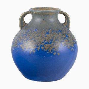 Große Keramikvase mit Zwei Griffen von Villeroy & Boch, Luxembourg, 1930er