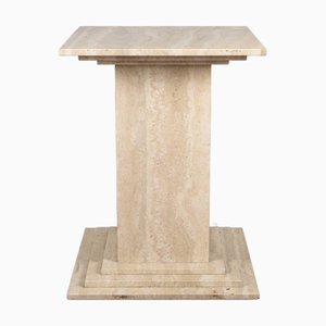 Heavy Travertine Marble Table, 1980s
