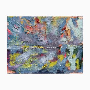 Lile Gasviani, Yellow Leaves, 2023, Oil on Canvas