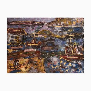 Dondi Schwartz, The Harbormaster, Kirkcaldy, Scotla, 2025, Oil on Canvas