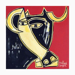 Richard Boigeol, Tete De Taureau, 2009, Acrylic on Canvas