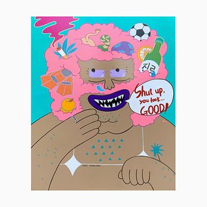 Kim Jandi, Shut up, You Look Good!, 2025, Acrylic on Canvas