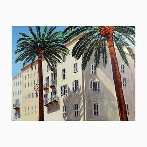 Karine Bartoli, Ajaccio 04, 2025, Olio su tela