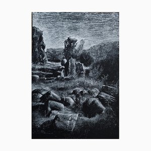 Kamsar Ohanyan, Summer in the Mountains, 2025, Ink & Paper