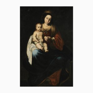 Circle of Esteban Murillo, The Virgin and Child, Oil on Canvas