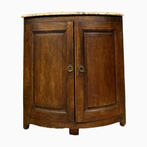 Louis XIV Wooden Corner Cabinet, Early 18th Century