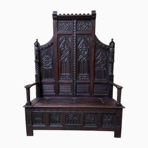 Banc Antique en Chêne, 1880