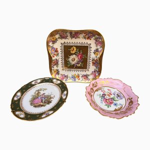 Three Plates from Limoges, 1890s, Set of 3