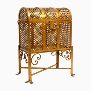 Italienische Kommode aus vergoldetem Metall im Regency Stil, 1960er