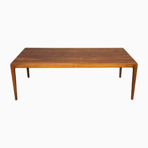 Mesa de centro de palisandro de Johannes Andersen para Trioh, Dinamarca, años 60