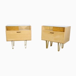 Vintage Doppelbett Kommode, 1960er, 2er Set