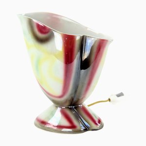 Mid-Century Modern Schreibtischlampe aus Porzellan
