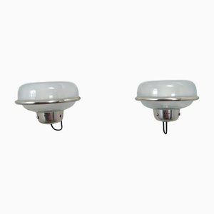 Mod. 228 Wall Lamps by Gino Sarfatti for Arteluce, 1950s, Set of 2
