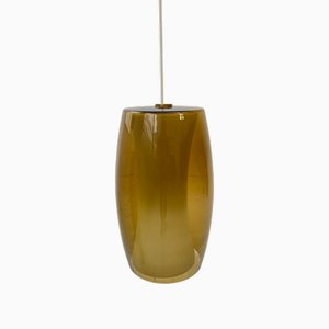Lampada a sospensione vintage in vetro