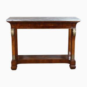 Antique Restoration Walnut Console Table