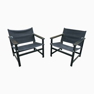 Safari Sessel von Hyllinge Møbler, Dänemark, 2er Set